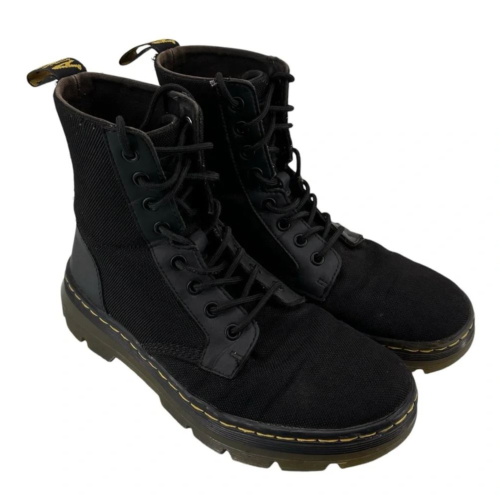 DR. MARTENS Boots Combs Combat AirWair Black